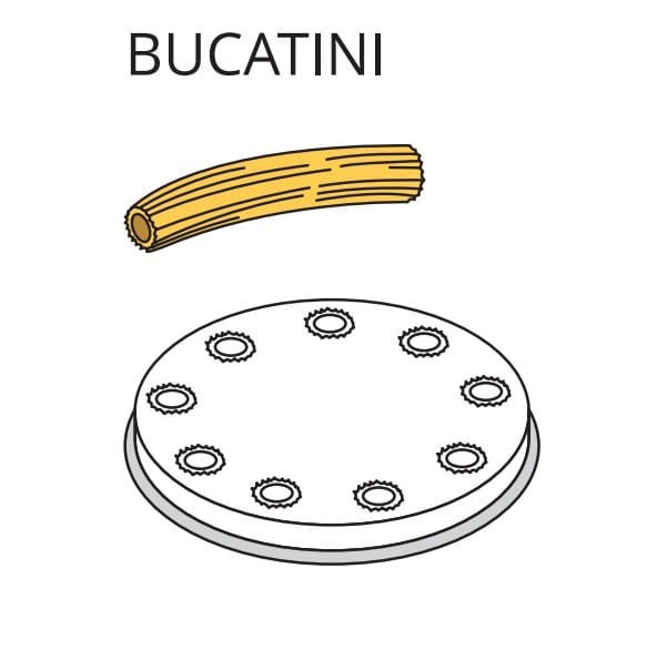 Matryca do makaronu Bucatini ø 4 mm - widok z przodu